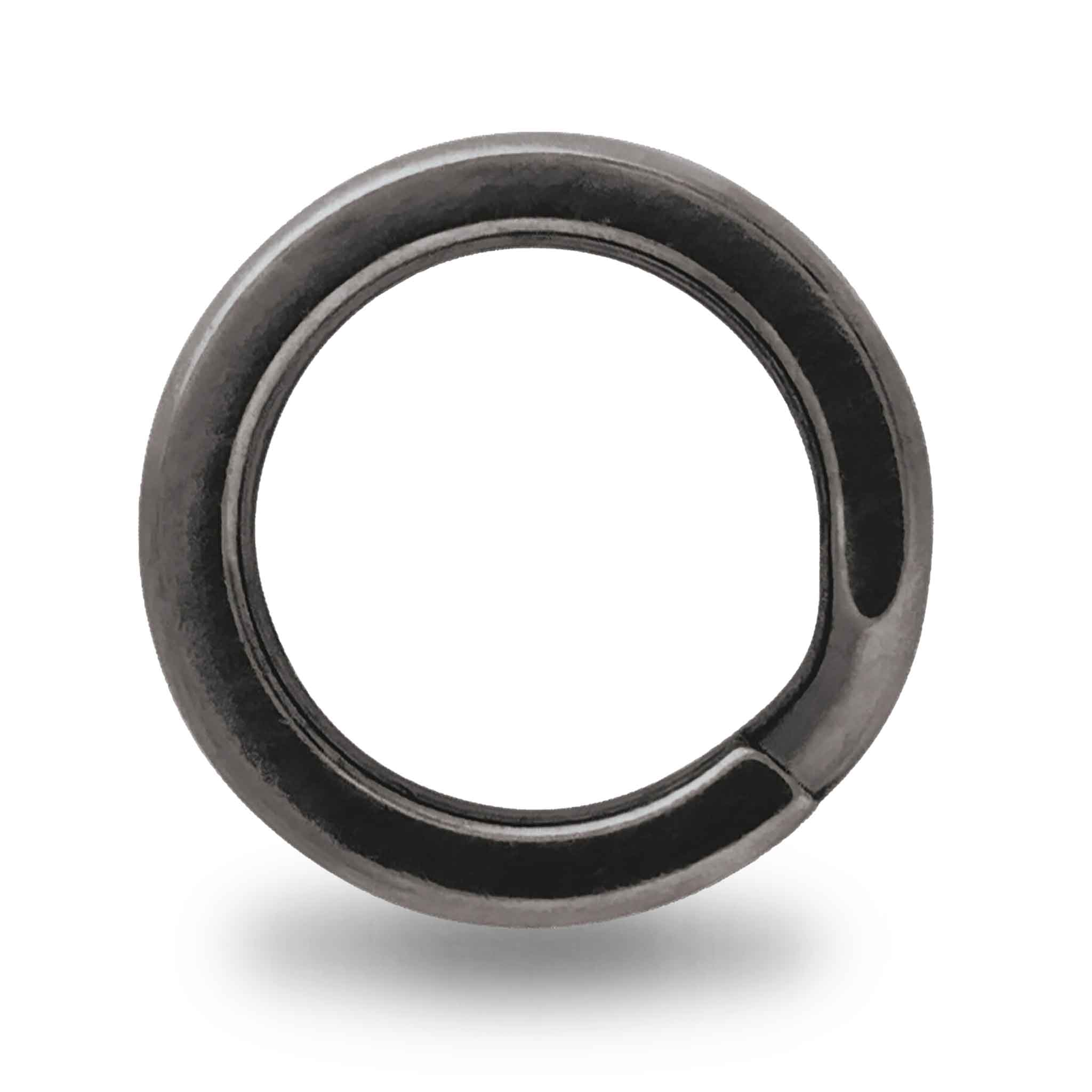 VMC BSSR Black SS Split Ring Snaps-Swivels-Split-Rings