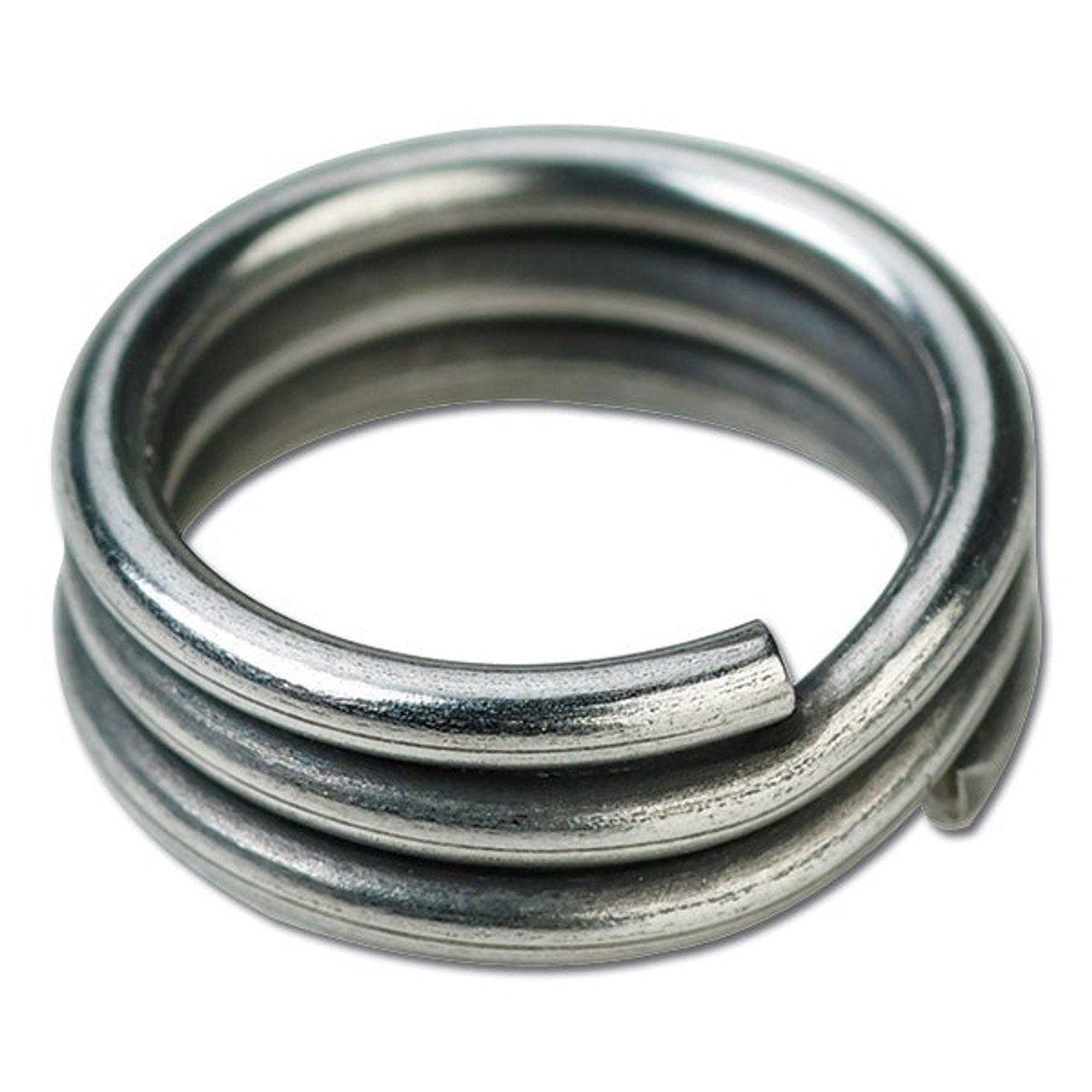 Wolverine Triple Split Rings Zinc/Nickel Snaps-Swivels-Split-Rings